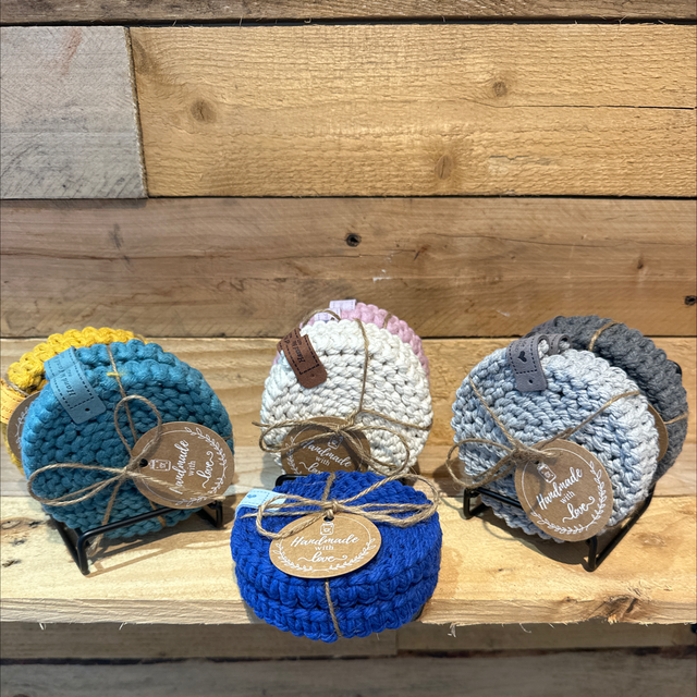 Macrame Coasters Set of Two