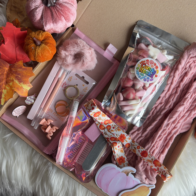 Boo Basket - Pink and Orange