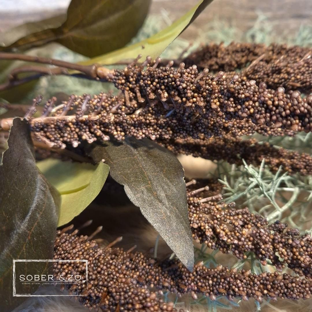 Kunsttak Amarant, bruin