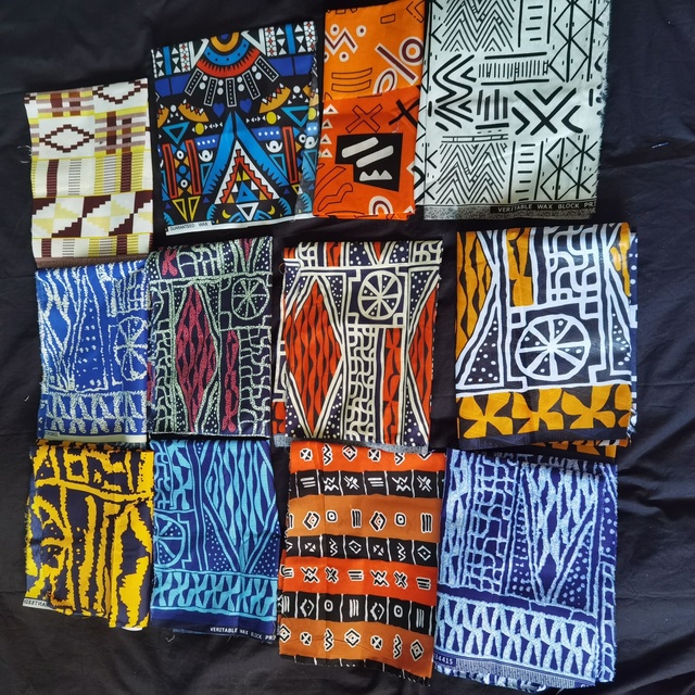 Tissu Pagne Africain Ndop Bamiléké Cameroun 1 yard