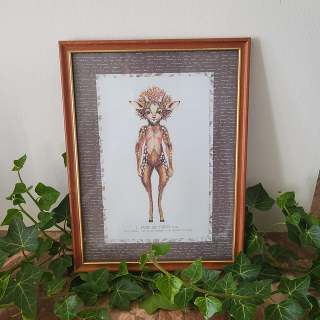 Moyen cadre &quot;Faune des Sylves&quot;