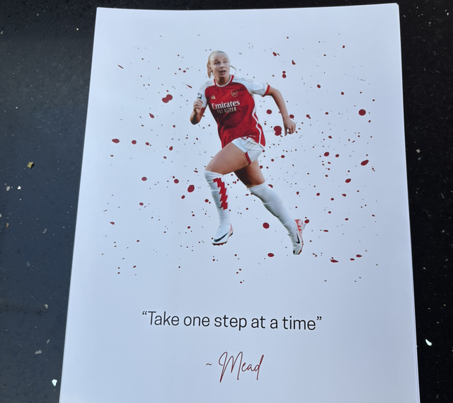Beth Mead Arsenal A4 Poster