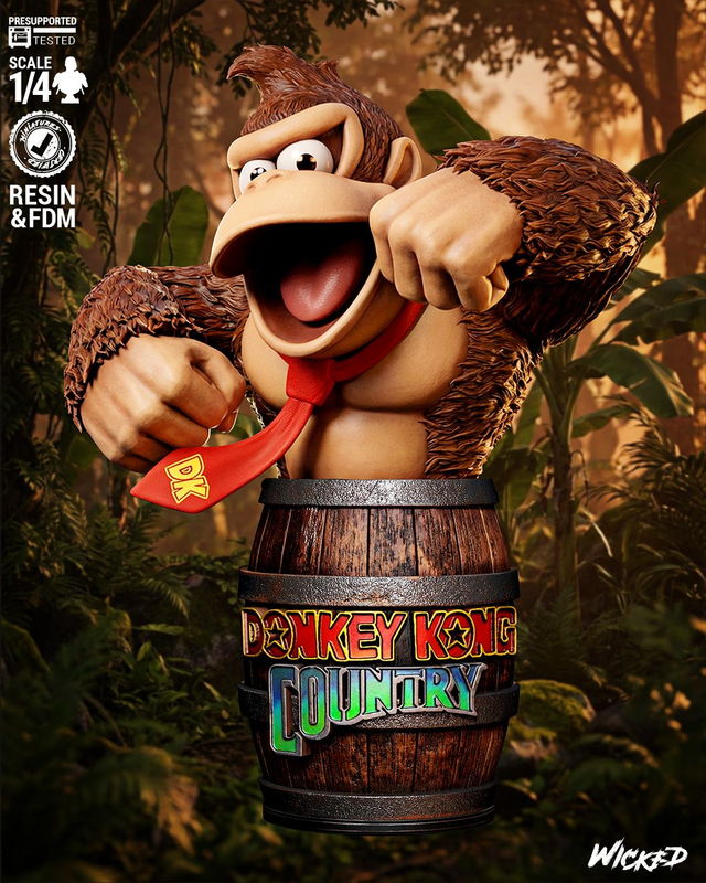 BUSTE PORTRAIT DONKEY KONG  série gaming