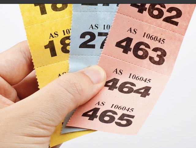 Christmas Raffle Ticket