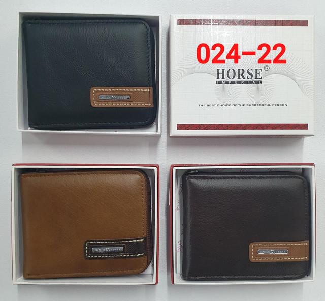 Leather Wallet With Zip 