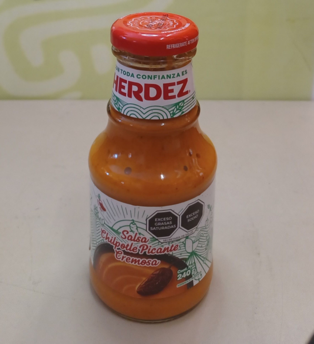 Salsa Chipotle Picante Cremosa Herdez 240 g 