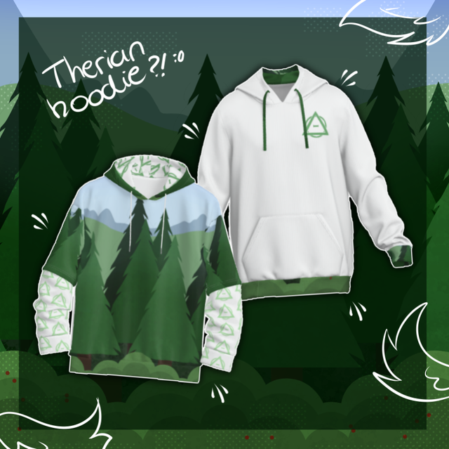 Therian hoodie! [forest]