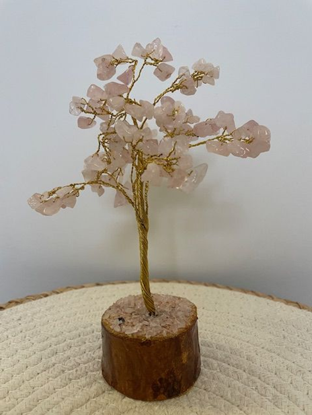 Arbre de vie avec quartz rose