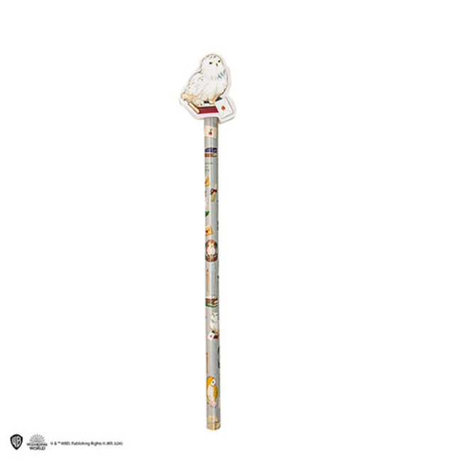 Crayon à papier et gomme Hedwige - Harry Potter
