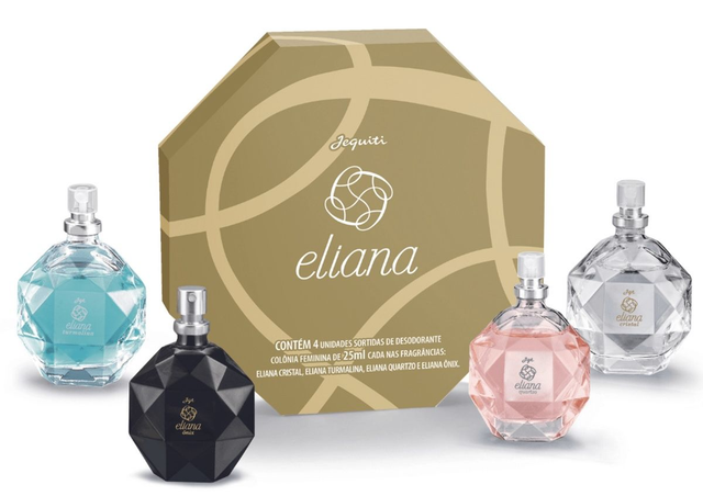 Kit Estojo Eliana 4 x 25 ml