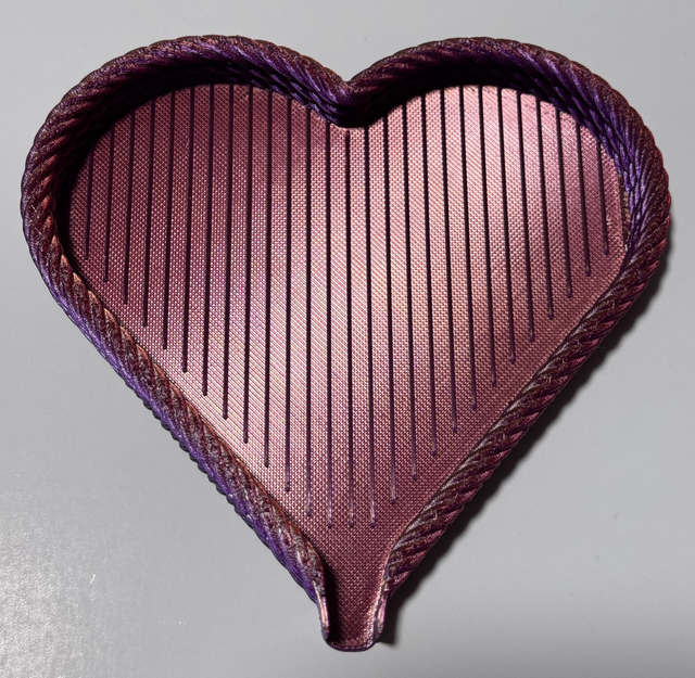 Plateau en forme de cœur