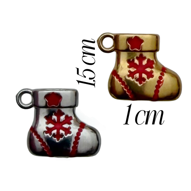 Charm calza natalizia 3d