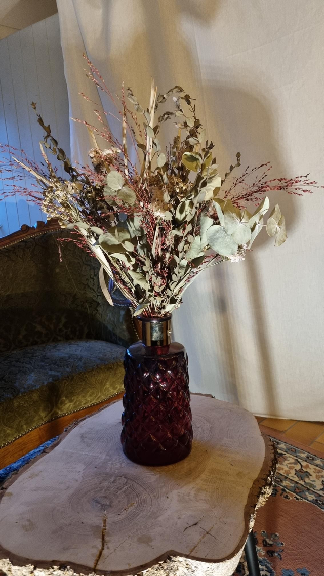 Bouquet et vase