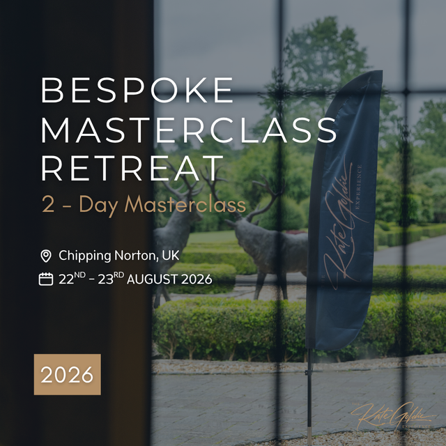 22nd - 23rd August  2026 | 1:5 Bespoke Retreat | 2-Day Masterclass