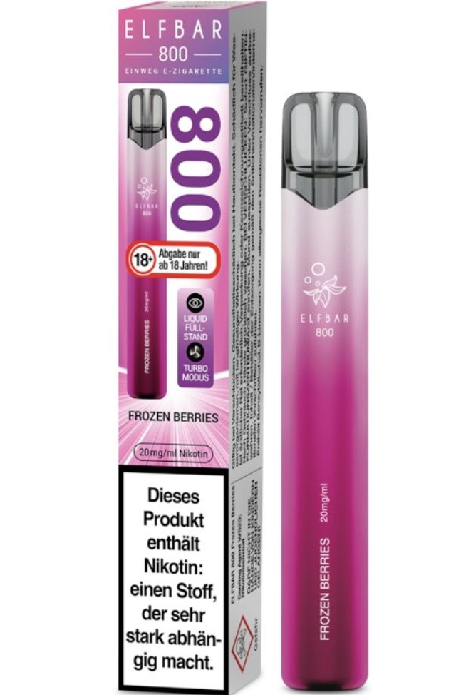 ELFBAR 800 Einweg E-Zigarette – Frozen Berries | 20 mg