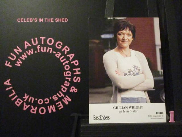 Gillian Wright (Jean Slater) Original EastEnders Cast Card (1)