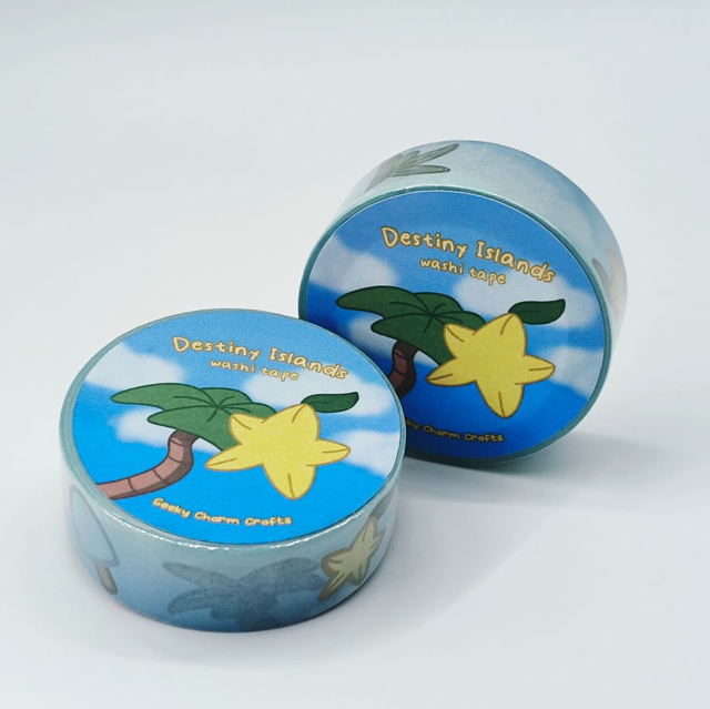 Cute Kingdom Hearts Destiny Island washi tape