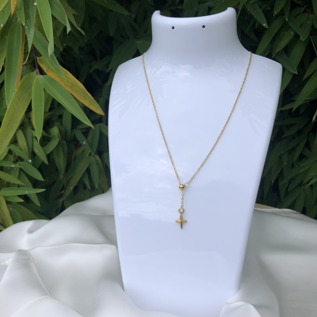 Jade* collier étoile réglable 