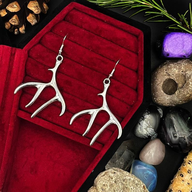 Antler earrings 