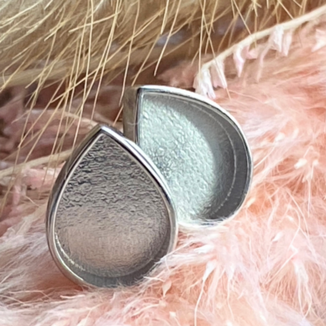 Øredobber dråpe divine • 925 sterlingsølv • 10x7mm