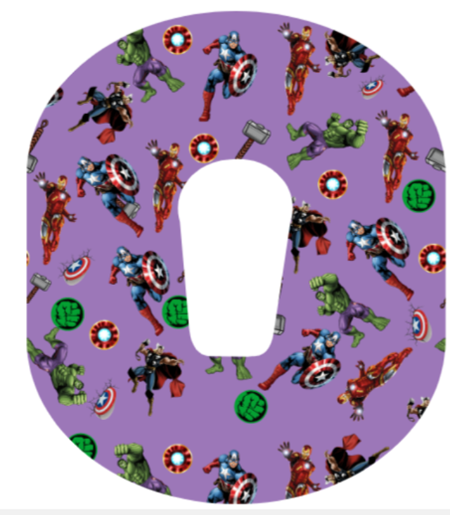 Avengers Purple Over patch G6