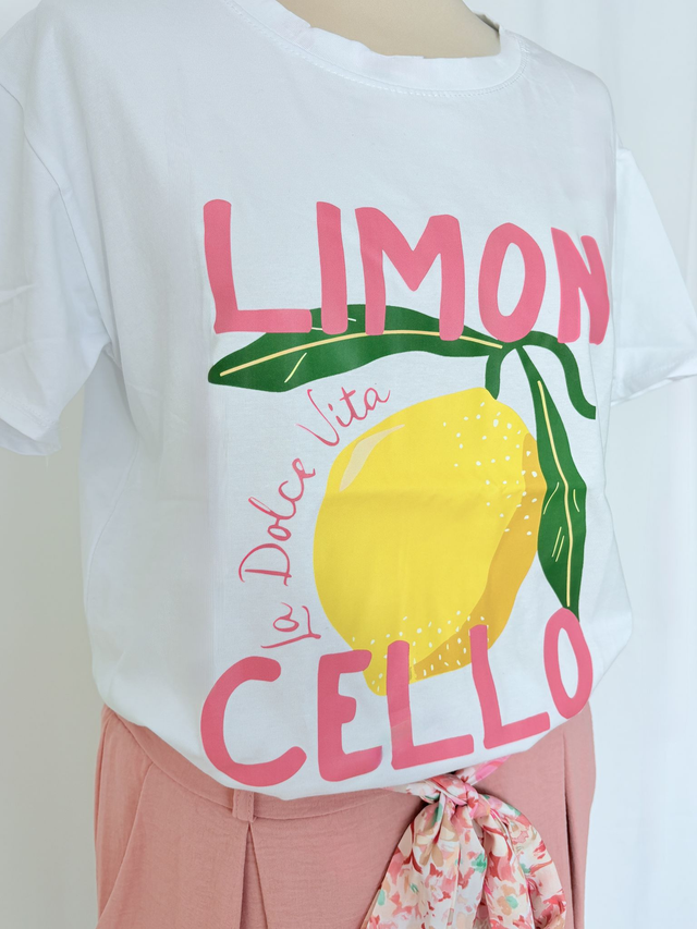 T-Shirt Blanc Lemon GT