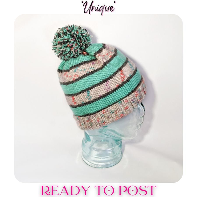 Modern Stripe Hat-UNIQUE