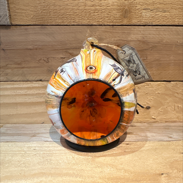 Pumpkin Decoupage Bauble 