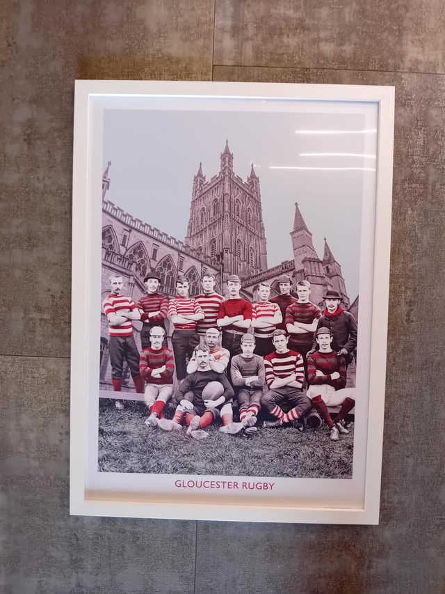 020 - Gloucester Rugby framed print - Art Union