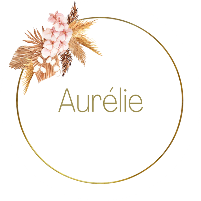 Lot de stickers papier &quot;Aurélie&quot; - Personnalisable