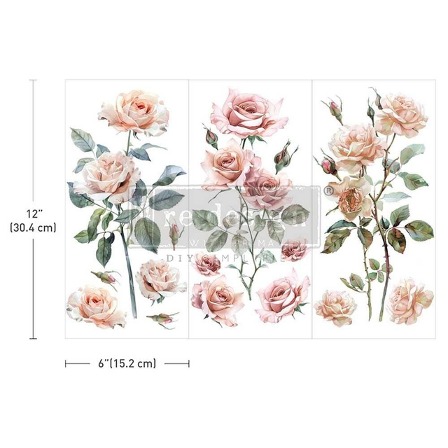 6x12 Re-design Decor Transfer - Blush Symphony