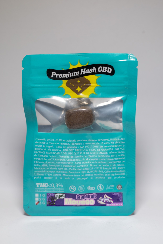 Extracción  Grape Fruit Mousse Nano9