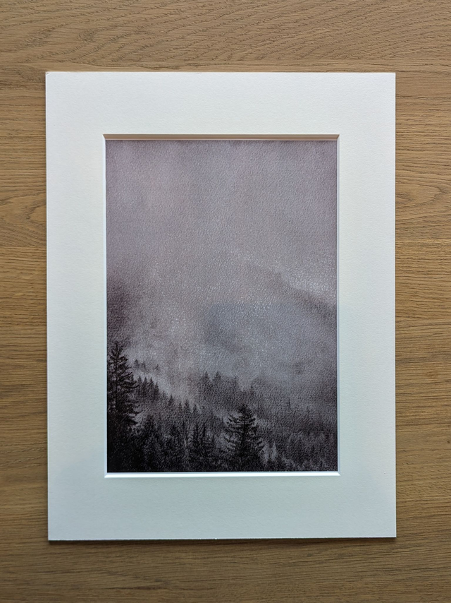 Artprint "Wald Nebel IV"