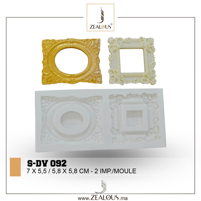 S-DV092 Cake Chocolate and Fondant Silicon Moulds