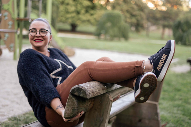 PANTALON STETCH CHOCOLAT T40