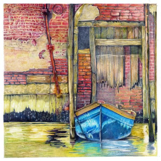 The Blue Boat Original SOLD