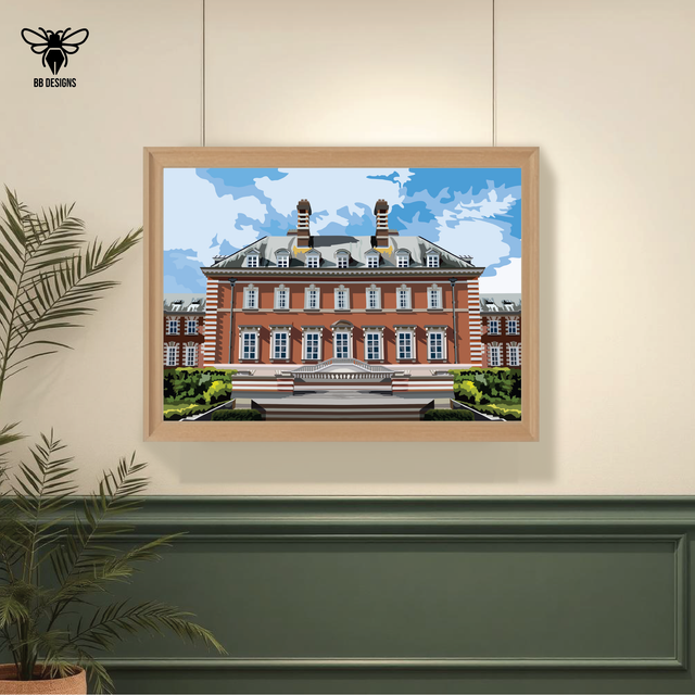 Art Print - Bryanston School, Blandford Forum