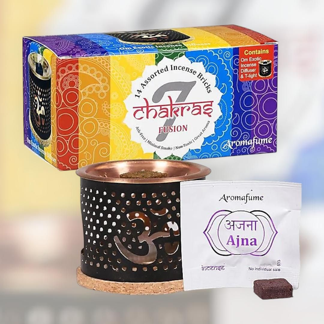 Brûleur à charbon &quot;Chakras&quot;