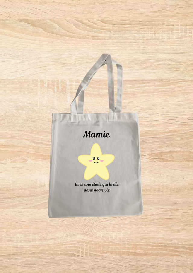 Sac fourre tout mamie tu es une étoile qui brille dans notre vie 