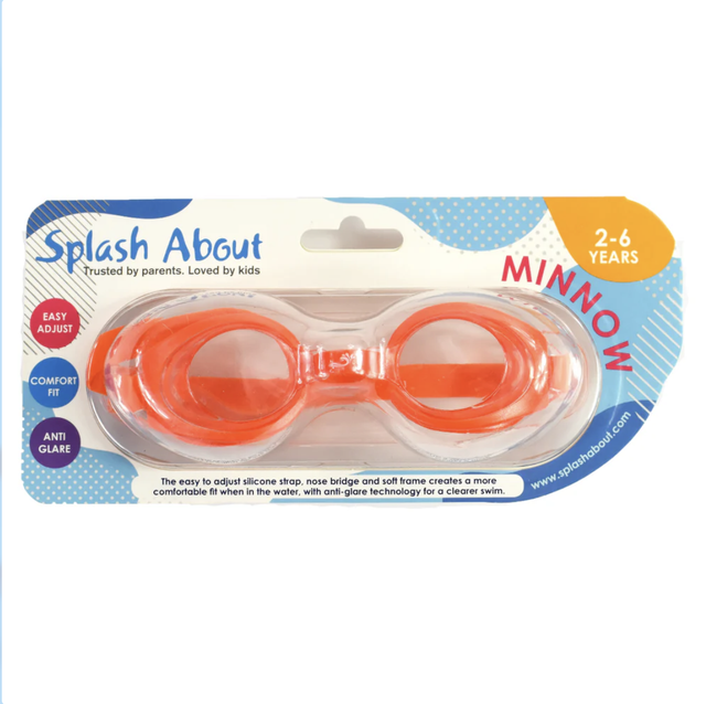 Infant Goggles Minnow Orange 2-6 Years