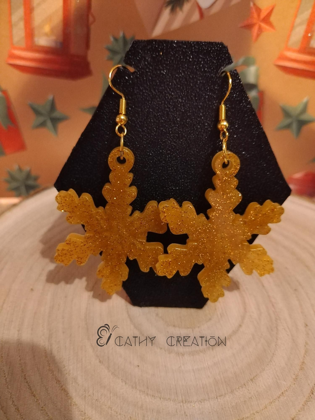 Boucles d'oreilles noël 