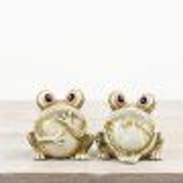 Glazed Terracotta Frog Ornament – 10cm | Choice of 2 Designs