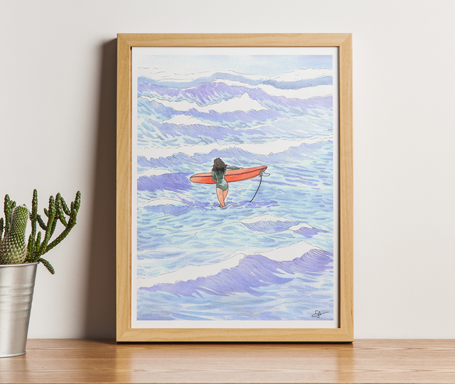 Gros Jonc - Île de Ré | Aquarelle 