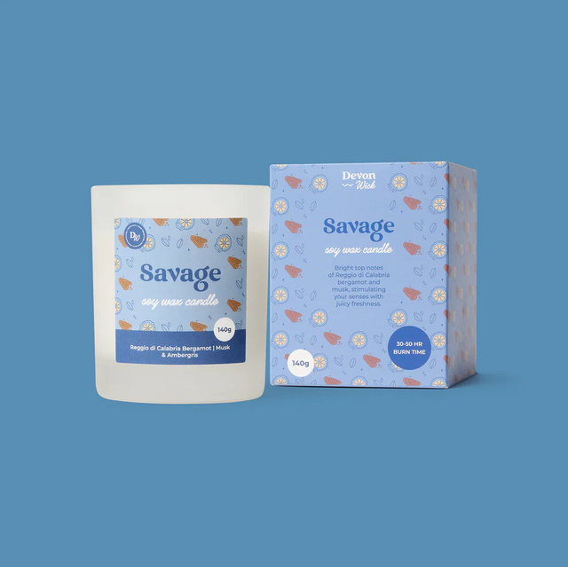 Devon wick Savage Soy Wax Candle