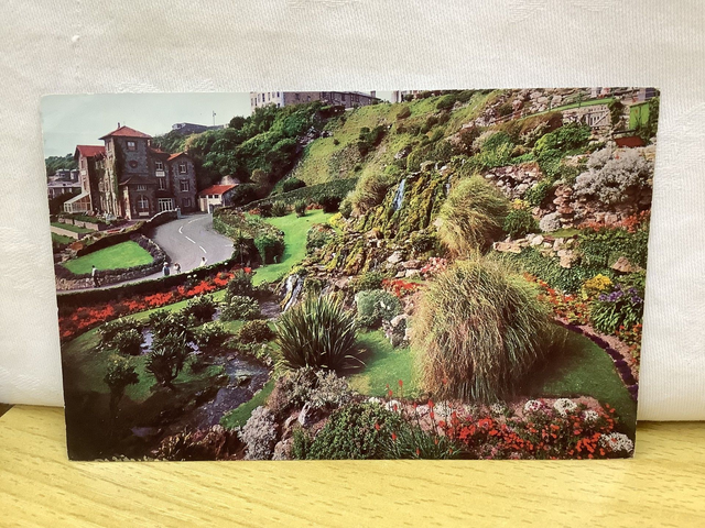 Ventnor Cascade, Isle of Wight, Posted 1977 Island Tourist Products Ltd. Vintage Postcard. Our Ref No. R898 £2.50