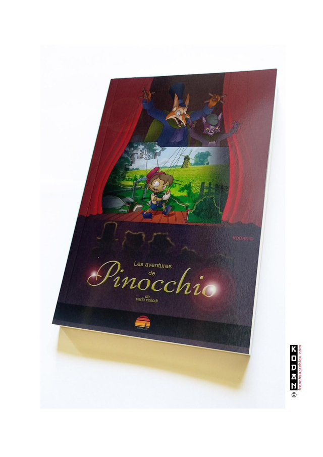 PINOCCHIO / livre poche avec  folioscope intégré
