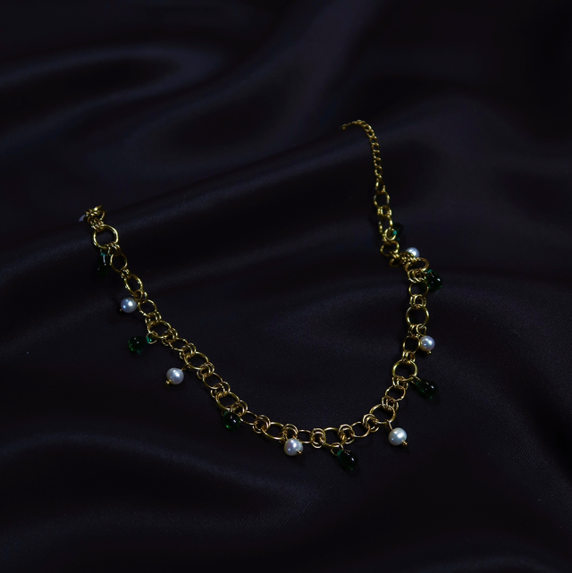 Collier Aglaé Or Vert