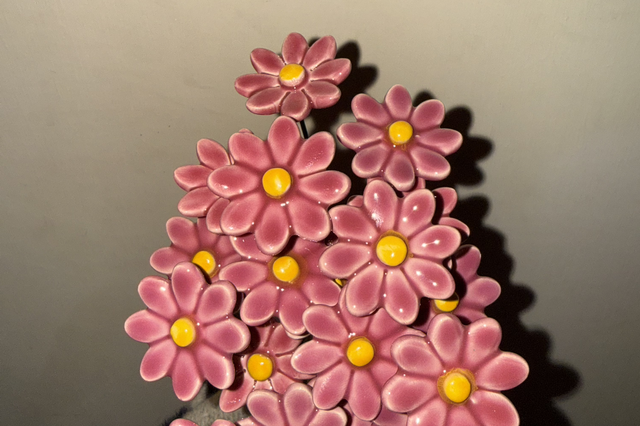 Ceramic Little Daisy - Dark Pink 