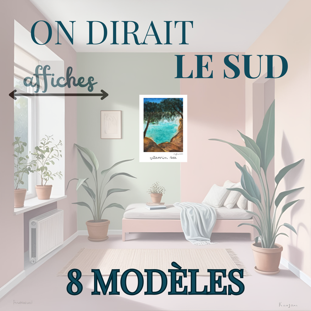 Affiches A6-A5-A4 &quot;On dirait le Sud&quot;