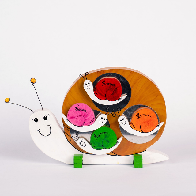 Magnet escargot coloré - Plusieurs var.